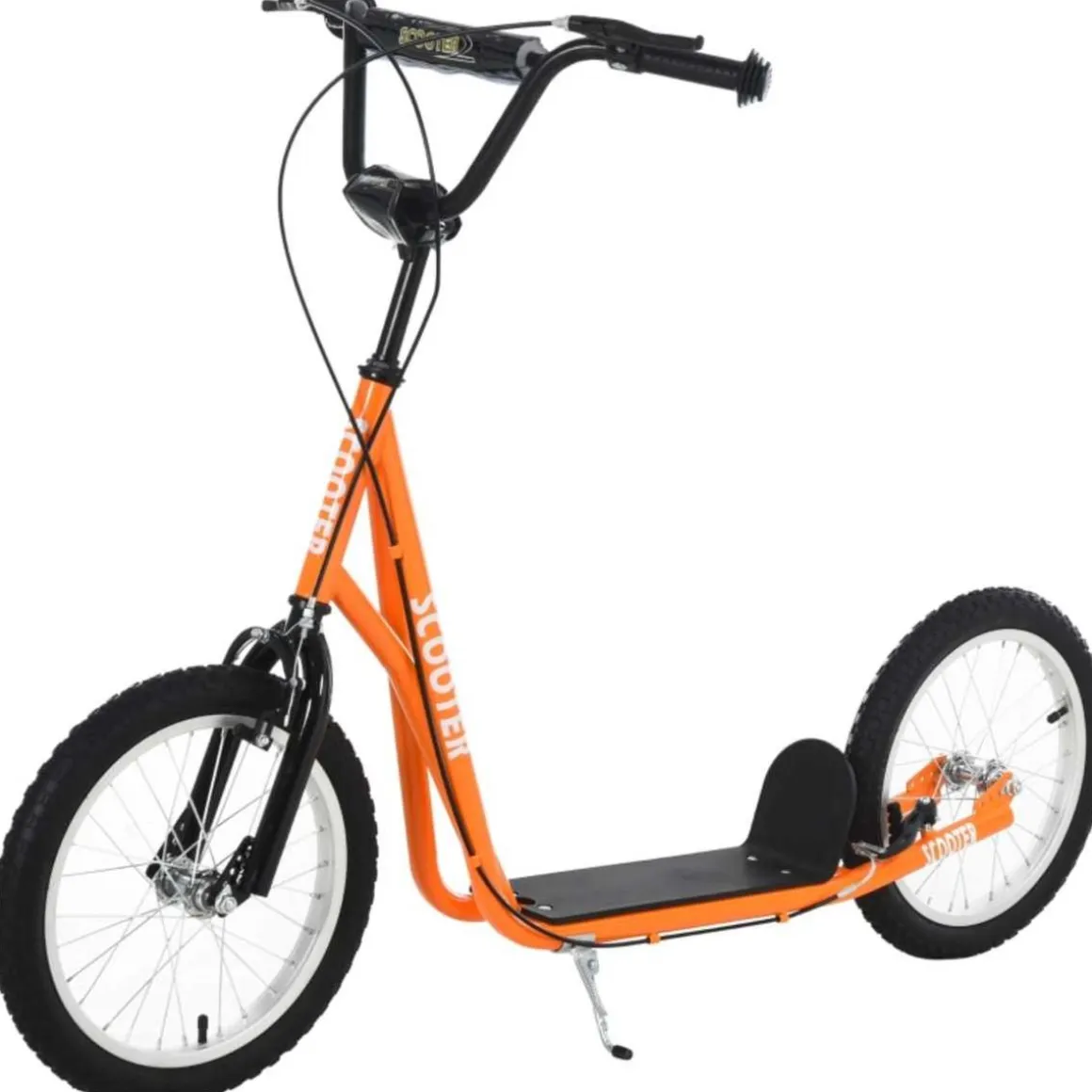 Homcom - Patinete Ajustable Para Niños Naranja HomCom