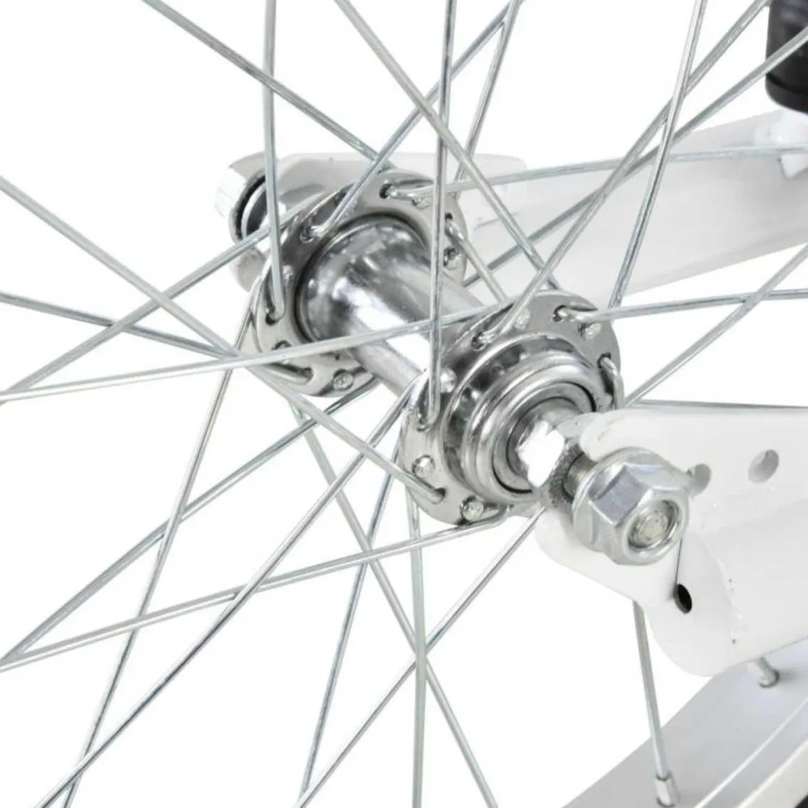 Homcom - Patinete Ajustable Para Niños Blanco HomCom