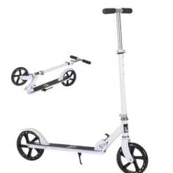Homcom - Patinete Infantil Plegable Blanco HomCom