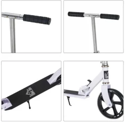 Homcom - Patinete Infantil Plegable Blanco HomCom