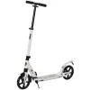 Homcom - Patinete plegable blanco
