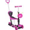 Homcom - Patinete scooter con asiento ajustable