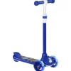 Homcom - Patinete Tri-scooter Azul con luces