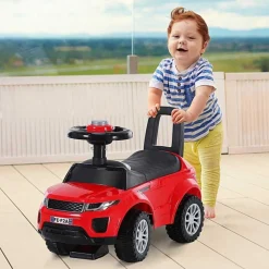 Homcom - Quad Correpasillos sin Pedales Rojo HomCom