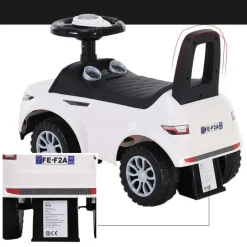 Homcom - Quad Correpasillos sin Pedales Blaco HomCom