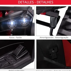 Homcom - Quad eléctrico