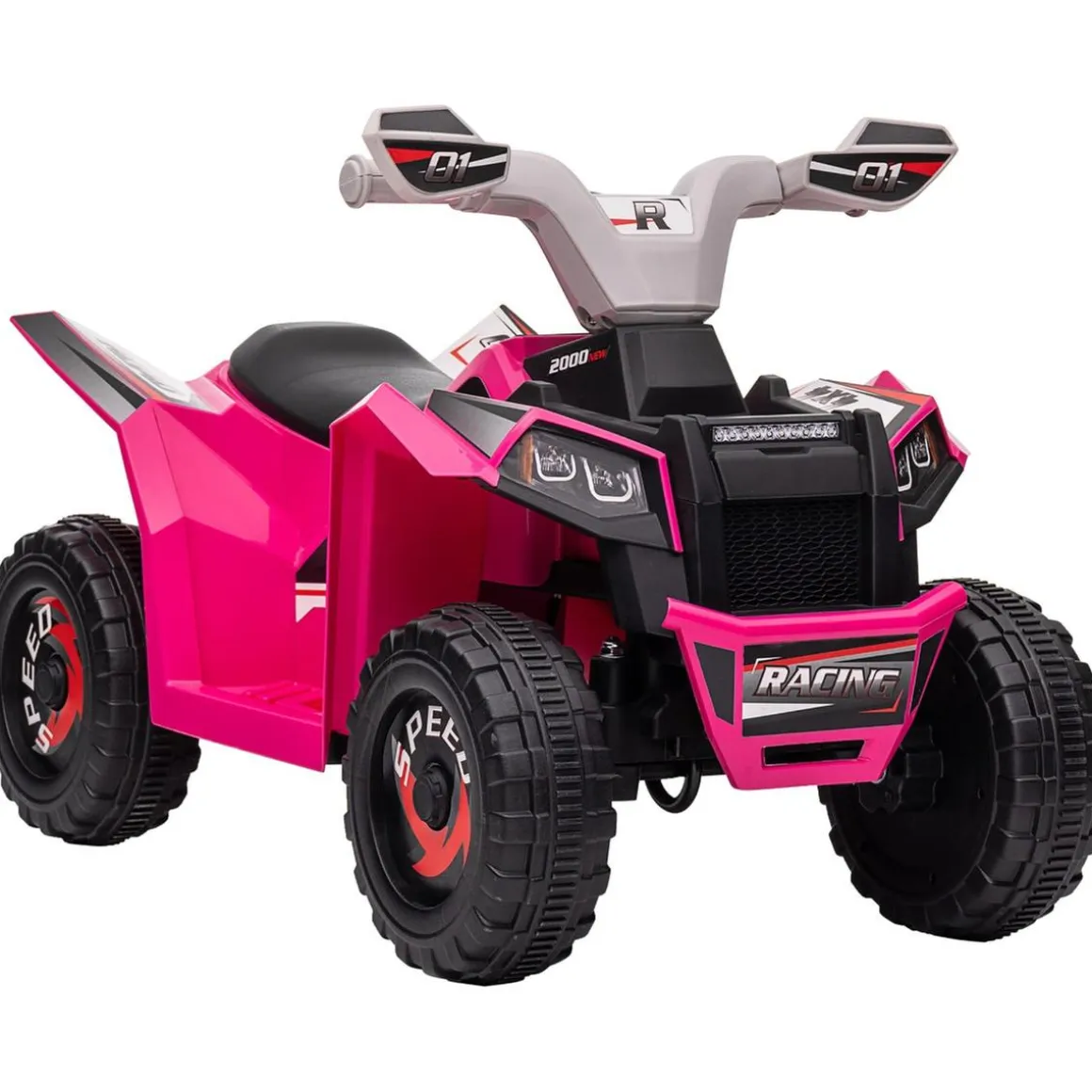 Homcom - Quad eléctrico batería 6 V