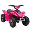 Homcom - Quad Eléctrico Batería 6V Rosa