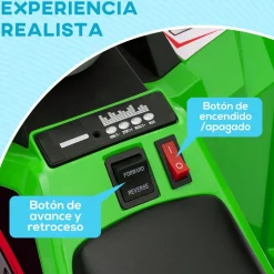 Homcom - Quad eléctrico con remolque