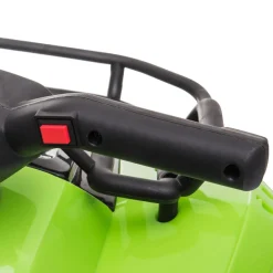 Homcom - Quad eléctrico con faros LED verde