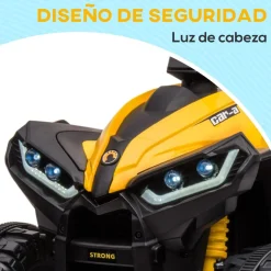Homcom - Quad eléctrico infantil con música