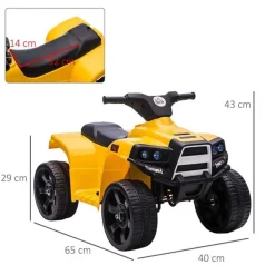 Homcom - Quad Eléctrico para Niños