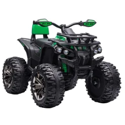 Homcom - Quad eléctrico 12V verde