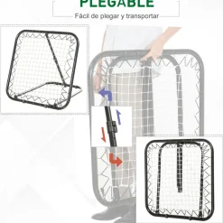 Homcom - Red de rebote plegable