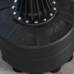 Homcom - Saco de boxeo de pie con brazo giratorio