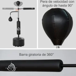 Homcom - Saco de boxeo de pie