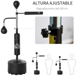 Homcom - Saco de boxeo de pie