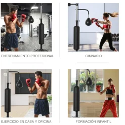 Homcom - Saco de boxeo de pie