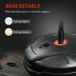 Homcom - Saco de boxeo infantil de pie 124 cm