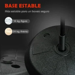 Homcom - Saco de boxeo infantil de pie 147 cm