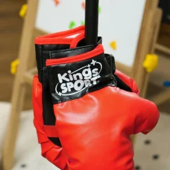 Homcom - Saco de boxeo infantil de pie 147 cm