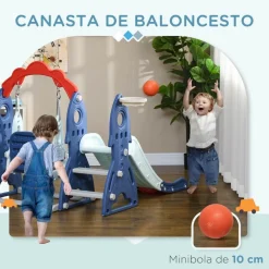 Homcom - Set juegos interior infantil 3 en 1