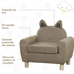 Homcom - Sillón infantil