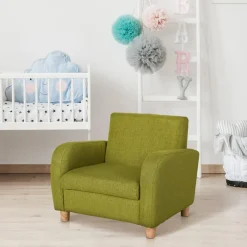 Homcom - Sillón infantil Verde