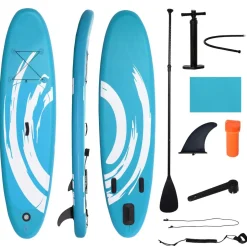 Homcom - Tabla de paddle surf hinchable Azul