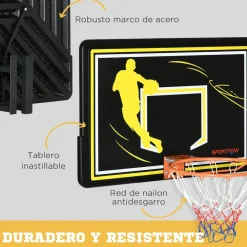 Homcom - Tablero de baloncesto