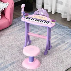 Homcom - Teclado Electrónico Infantil 32 Teclas