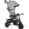 Homcom - Triciclo para bebé con capota Gris