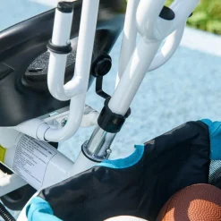 Homcom - Triciclo para bebé con capota Azul