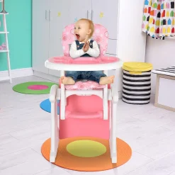 Homcom - Trona 3 en 1 rosa