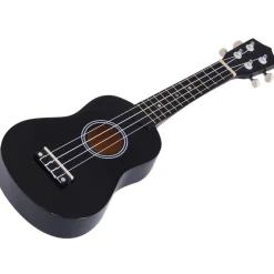 Homcom - Ukelele soprano 21" Madera Negro