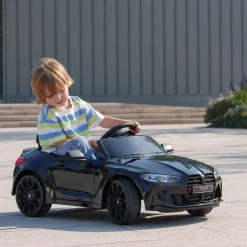 Homcom - Vehículo batería infantil BMW M4 Negro