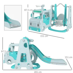 Homcom - Zona de juegos infantil para interior