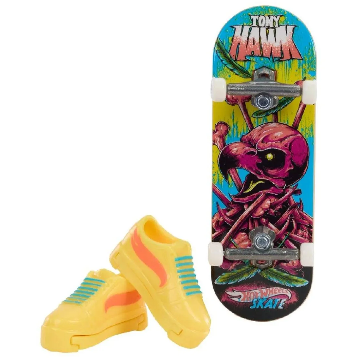 Hot Wheels - Fingerboard Skate Neon Bones Tony Hawk (Varios modelos)