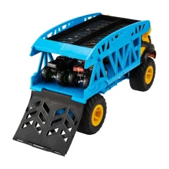 Hot Wheels - Camión transportador de Monster Trucks