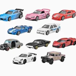 Hot Wheels - Fast & Furious coche juguete pack 10 vehículos