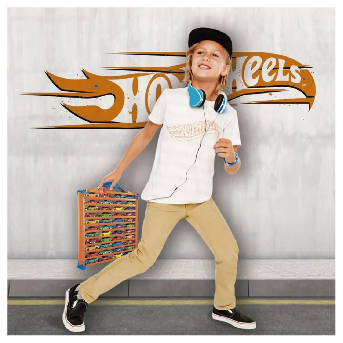 Hot Wheels - Maletín portacoches 3 en 1