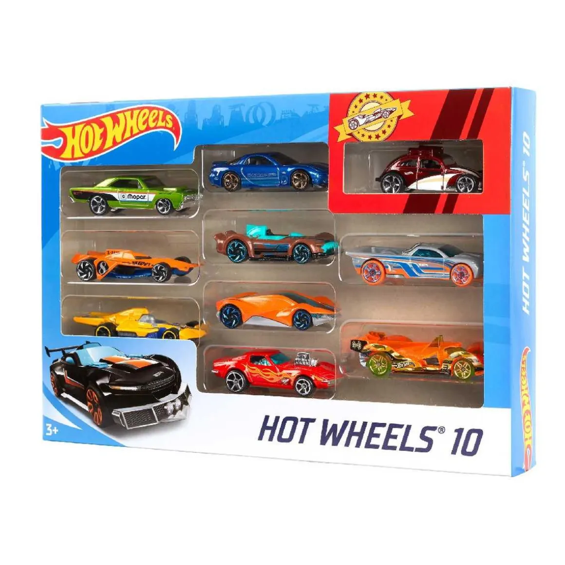 Hot Wheels - Pack 10 Vehículos (varios modelos)