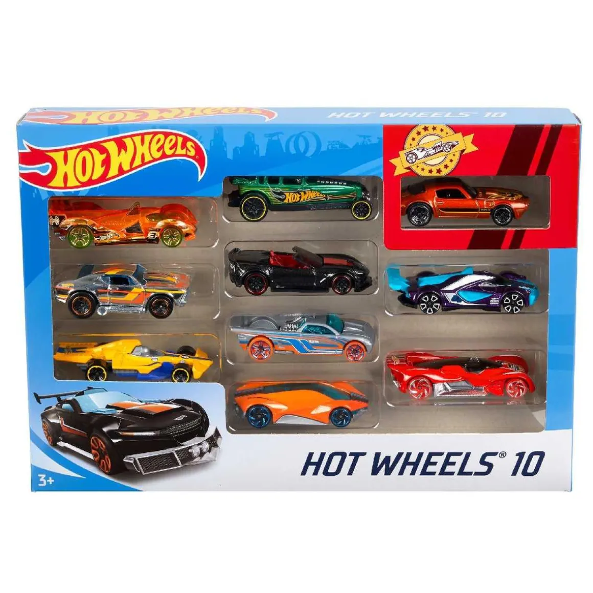 Hot Wheels - Pack 10 Vehículos (varios modelos)