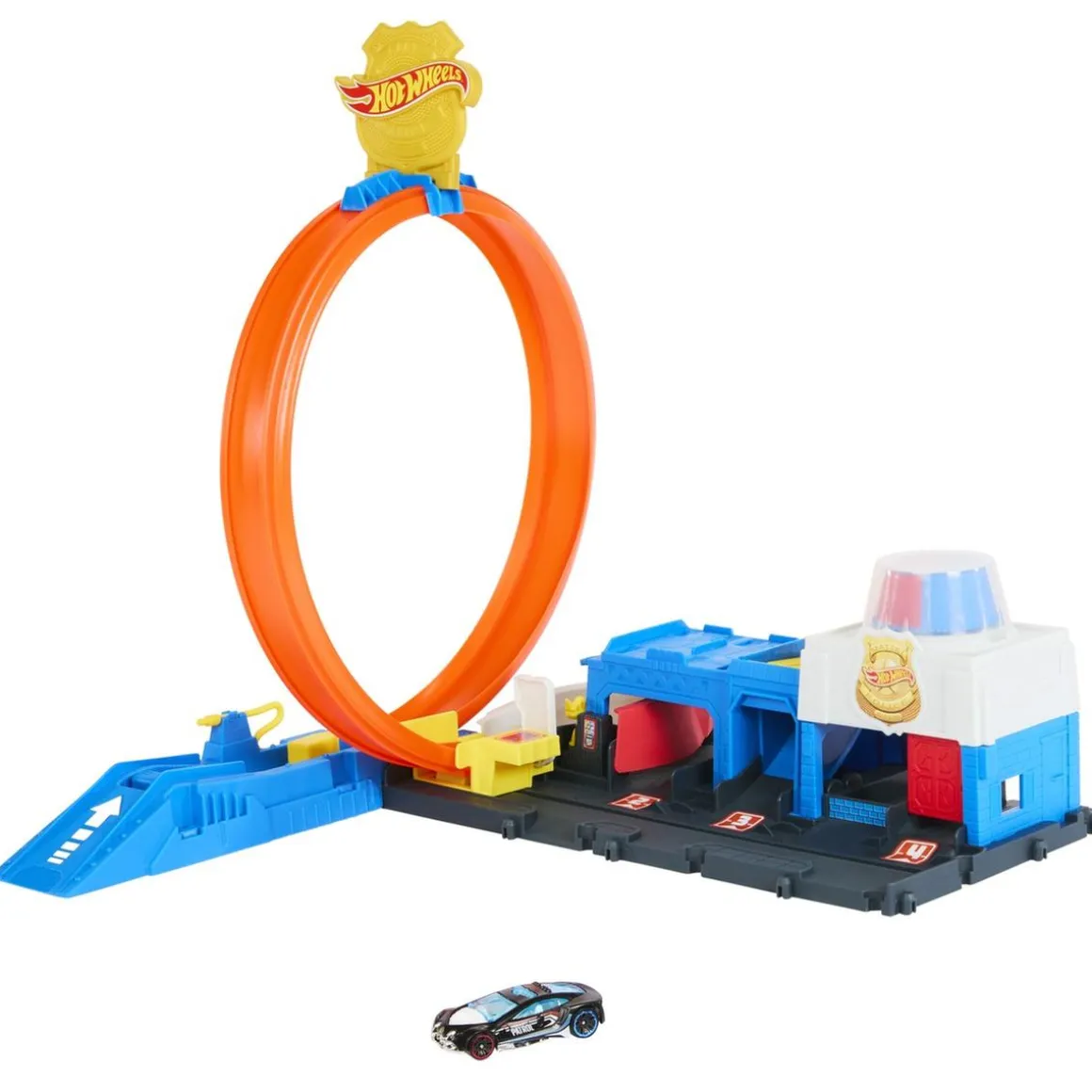 Hot Wheels - Pista City super estación de policia