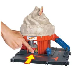 Hot Wheels - Pista de carreras City Tienda de helados con 1 vehículo incluido ㅤ