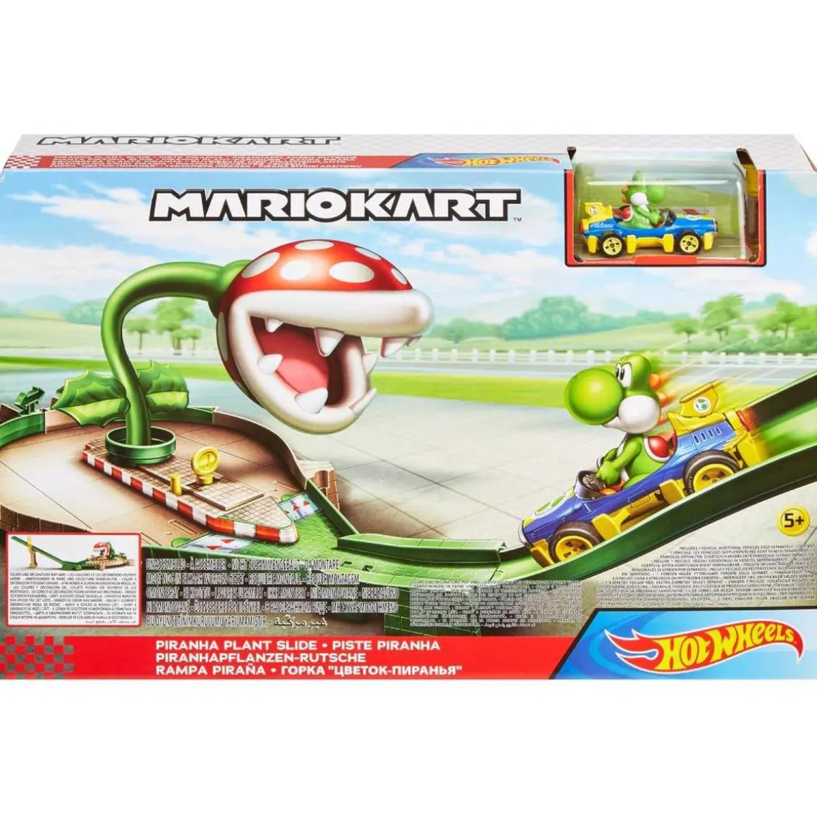 Hot Wheels - Pista Mario Kart Piraña