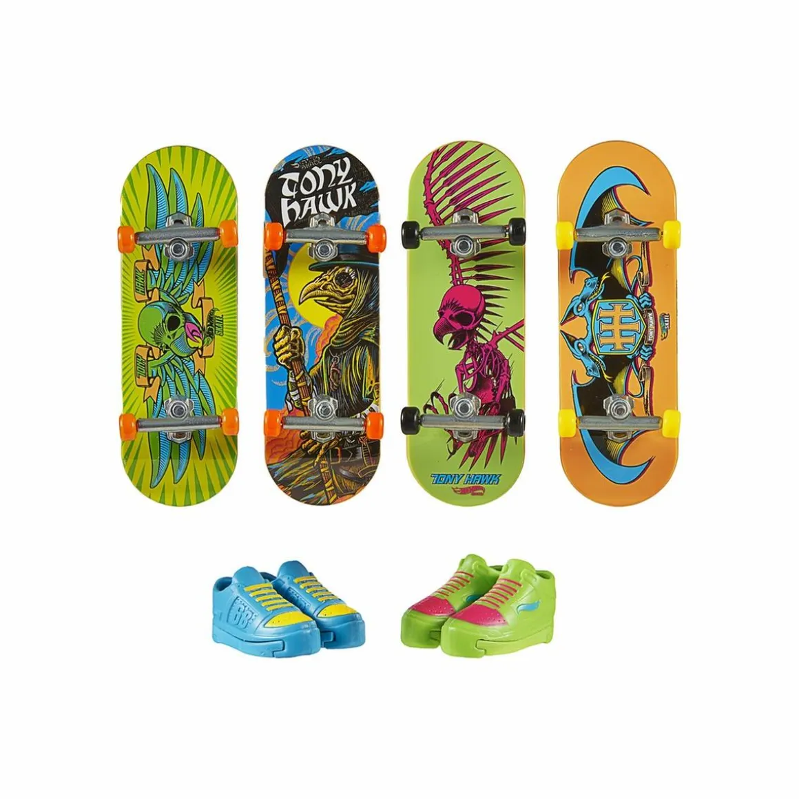 Hot Wheels - Skate neon pack 4