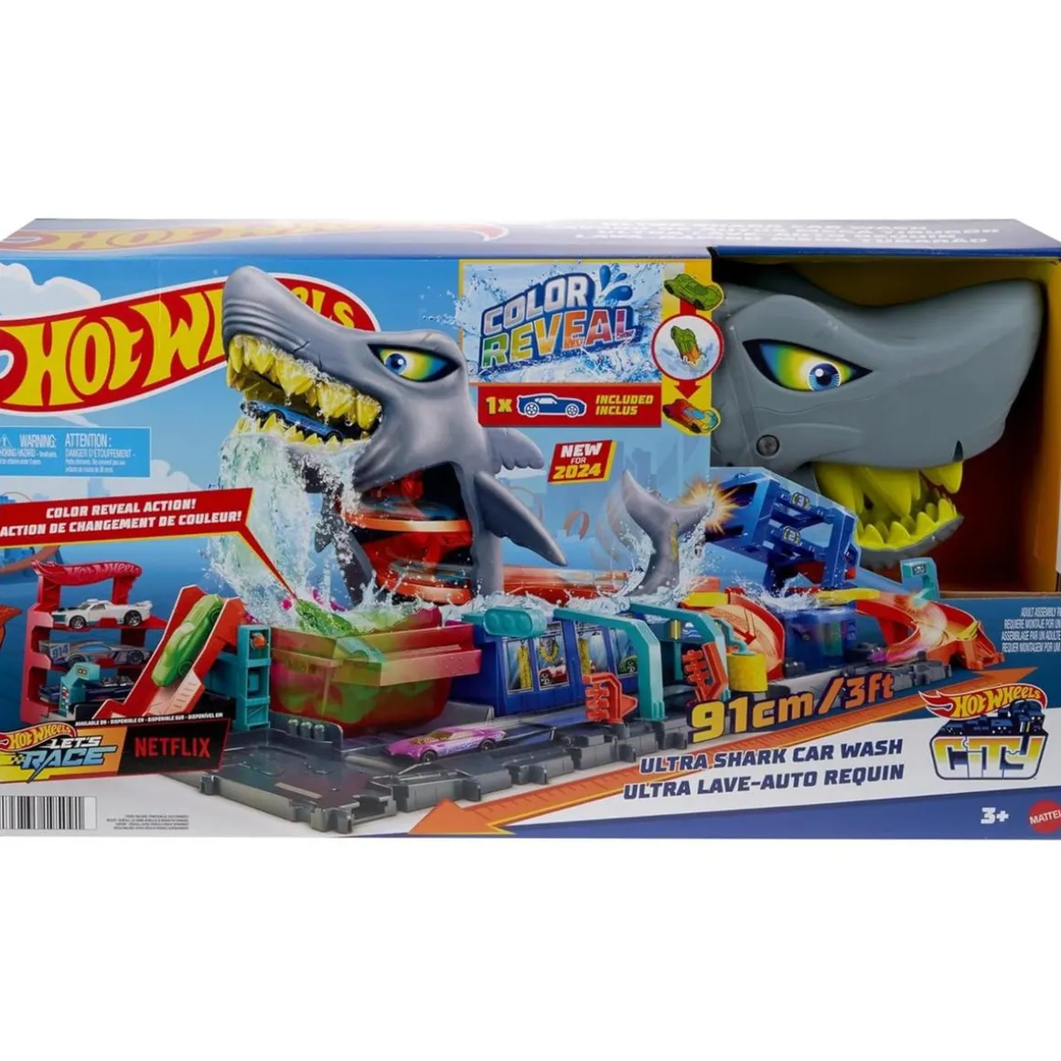 Hot Wheels - Túnel de lavado del Supertiburón