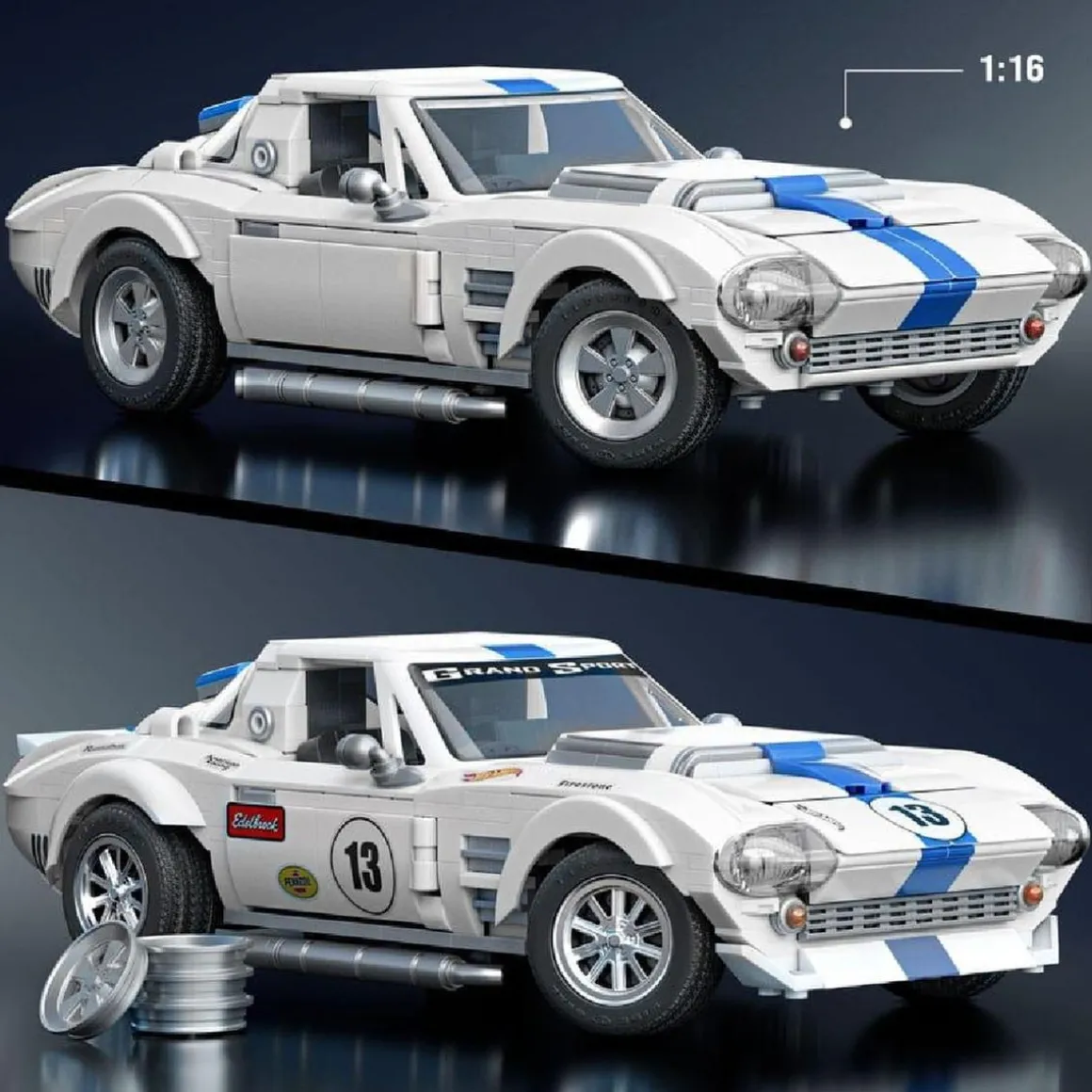 Hot Wheels - Vehículo Elite - Corvette Grand Sport