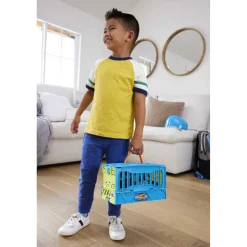 Hot Wheels - Vehículo Hot Wheels Monster Truck 1:24 con jaula de choque gigante